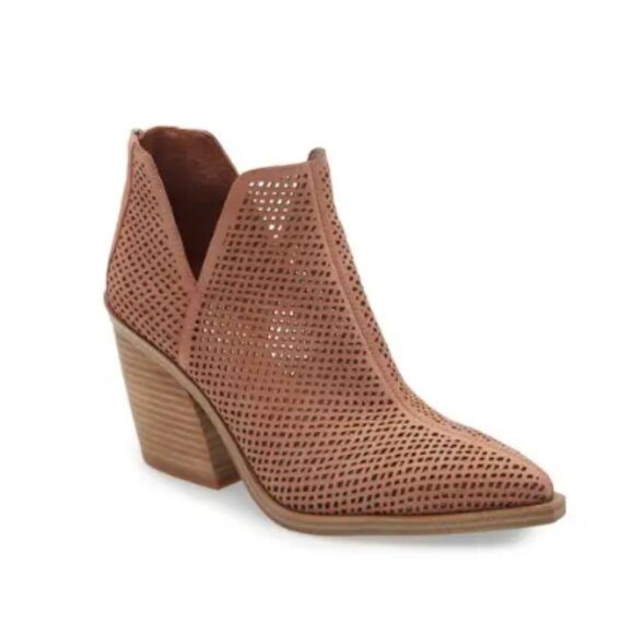 Vince Camuto || "Gibbela" Woven Pointed Toe Bootie - Picture 1 of 7